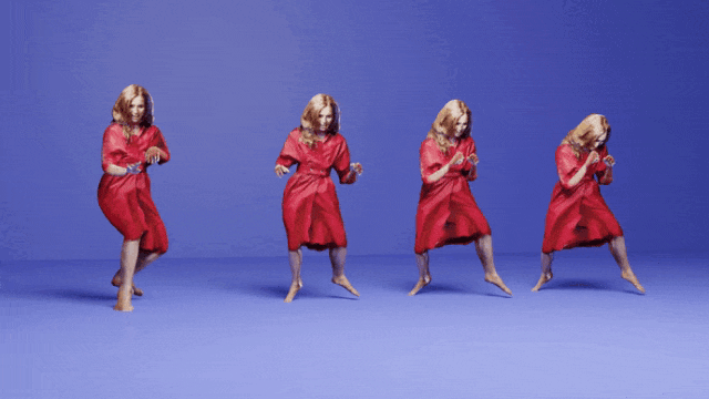 借助公开动作序列数据，可对SIFU重建的模型进行驱动